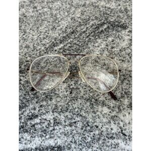 Van Heusen Eyeglasses Frame Men's Metal Aviator Shape Full Rim Vh303 145 58 16